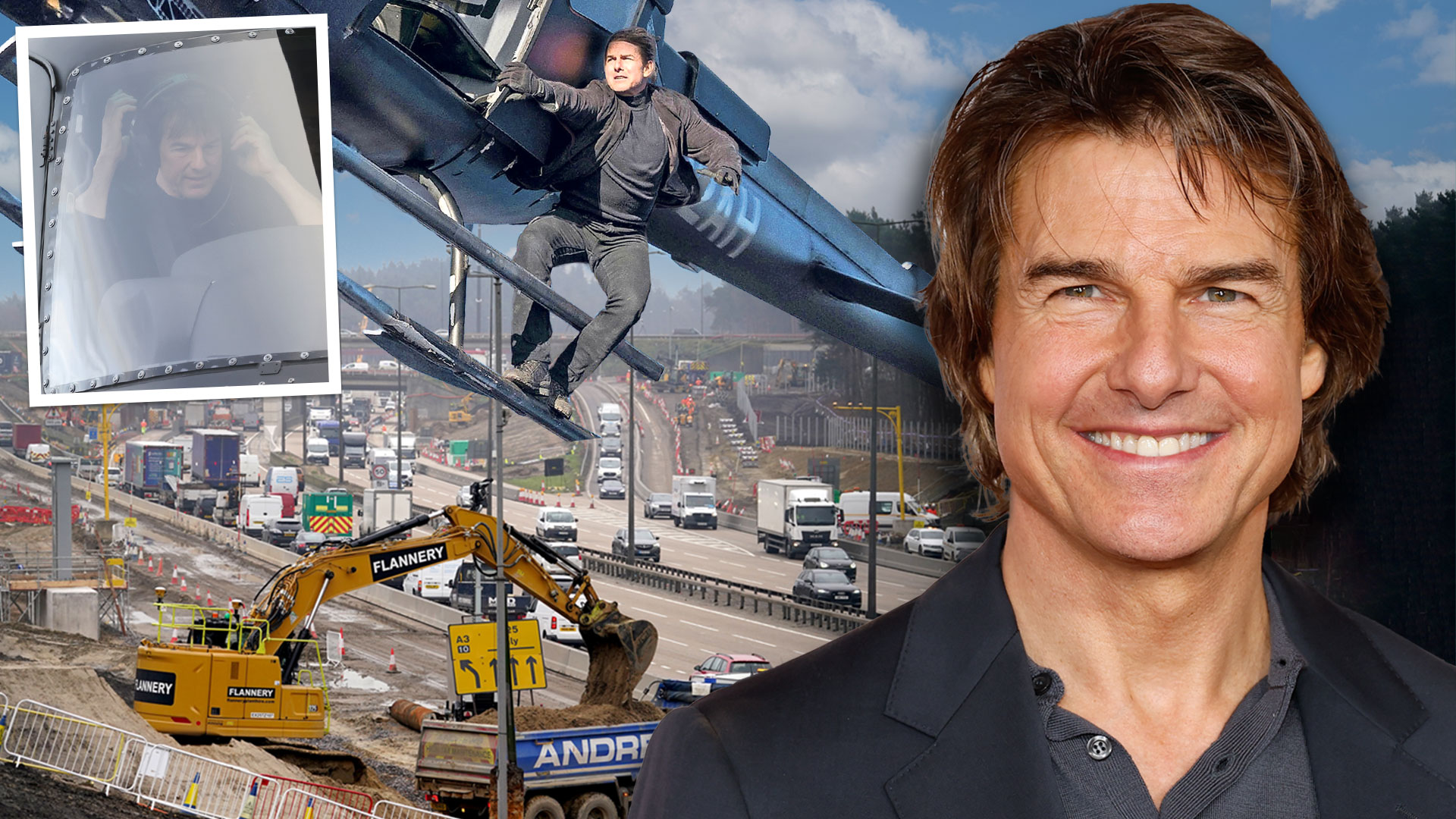 Tom Cruise’s daring helicopter stunt on closed M25 for Mission Impossible 8 leaves cast and crew in awe