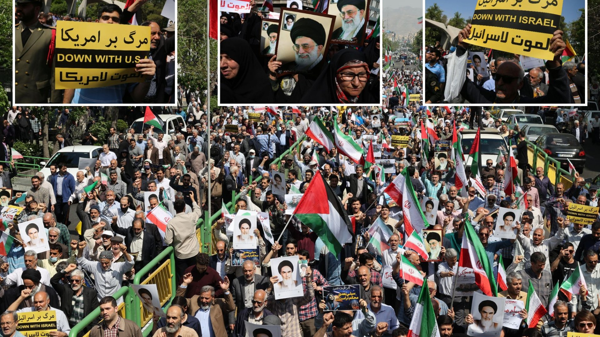 Iranians chant ‘Death to America, Death to Israel’ on massive Tehran march after revenge hit targets nuke base radar – Shocking Footage Inside!