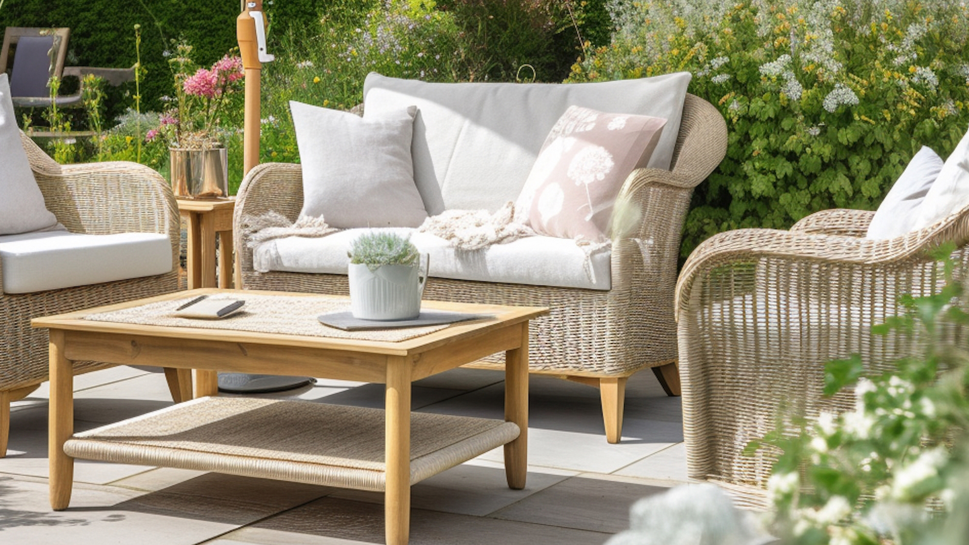 Transform Your Patio with a Budget-Friendly Backyard DIY for a Rustic & Bright Exterior Makeover!