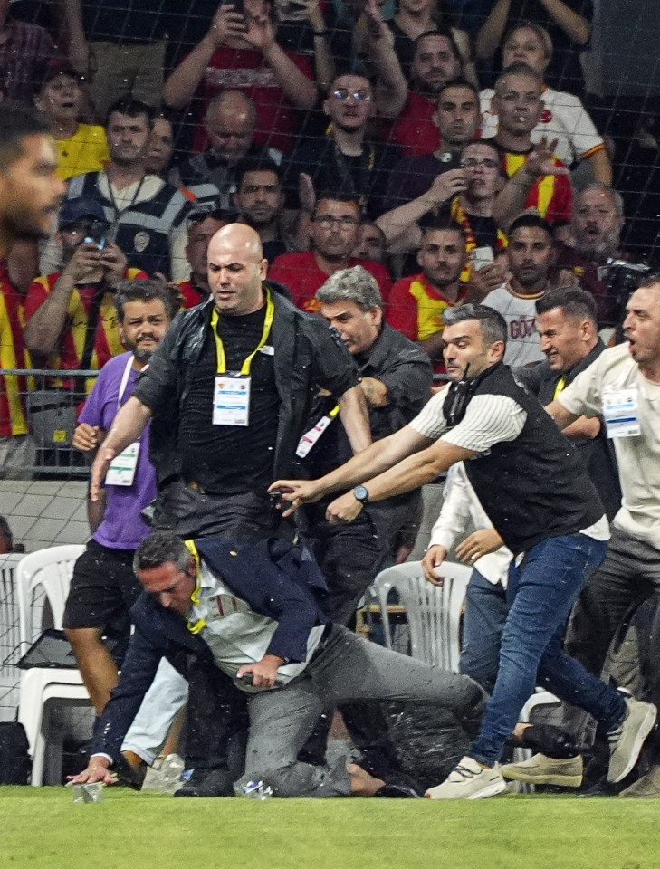 It's the latest example of fan violence in Turkey