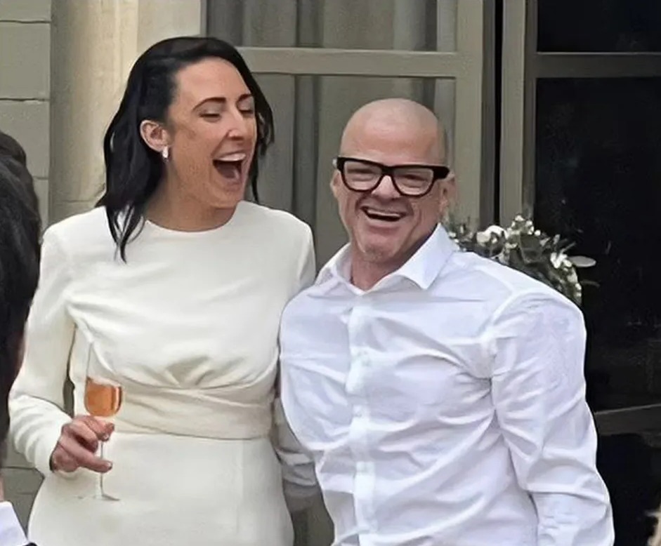 Heston Blumenthal with his wife Melanie, committed to facing mental health challenges together