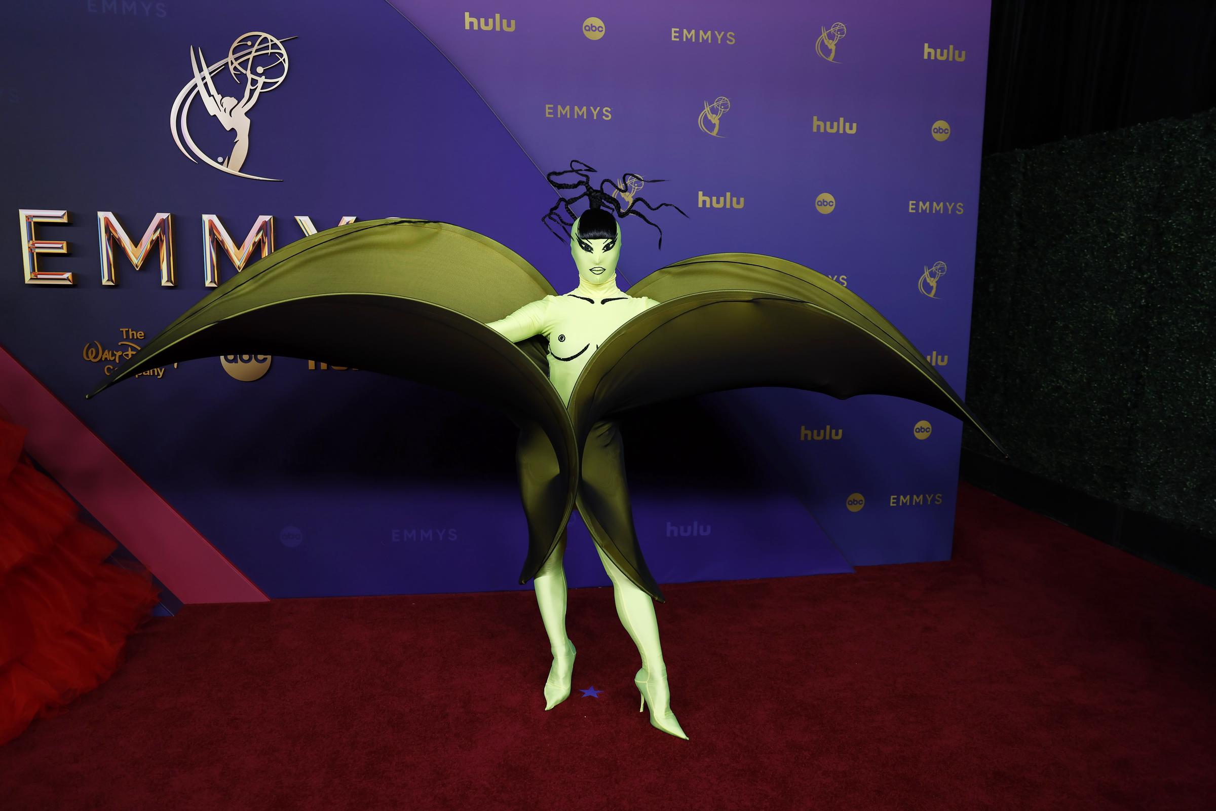 Nymphia Wind attends the 76th Primetime Emmy Awards on September 15, 2024, in Los Angeles, California.