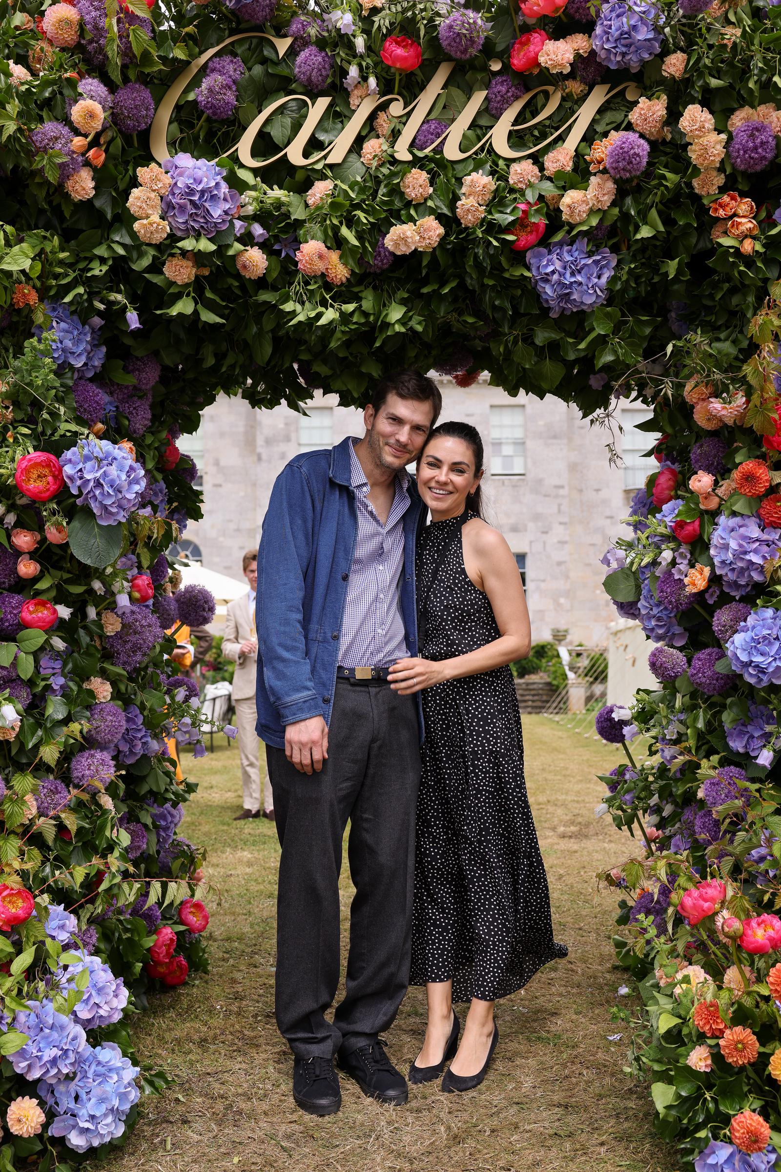 Ashton Kutcher and Mila Kunis attend Cartier Style Et Luxe on July 14, 2024 | Source: Getty Images