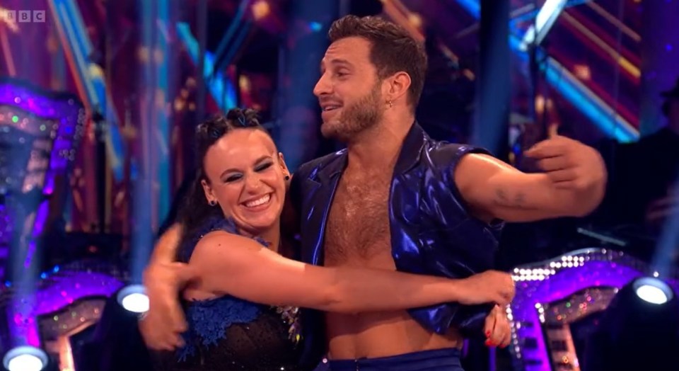 Last year's Strictly winners performed a Paso Doble tonight