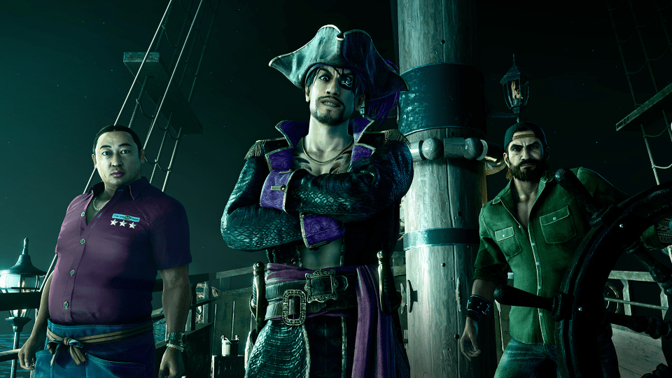 Majima takes on the role of a pirate in the new game