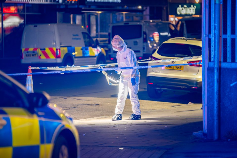 Crime scene investigation on Stapleton Road in Bristol