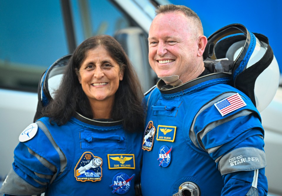 Butch Wilmore and Suni Williams aboard ISS