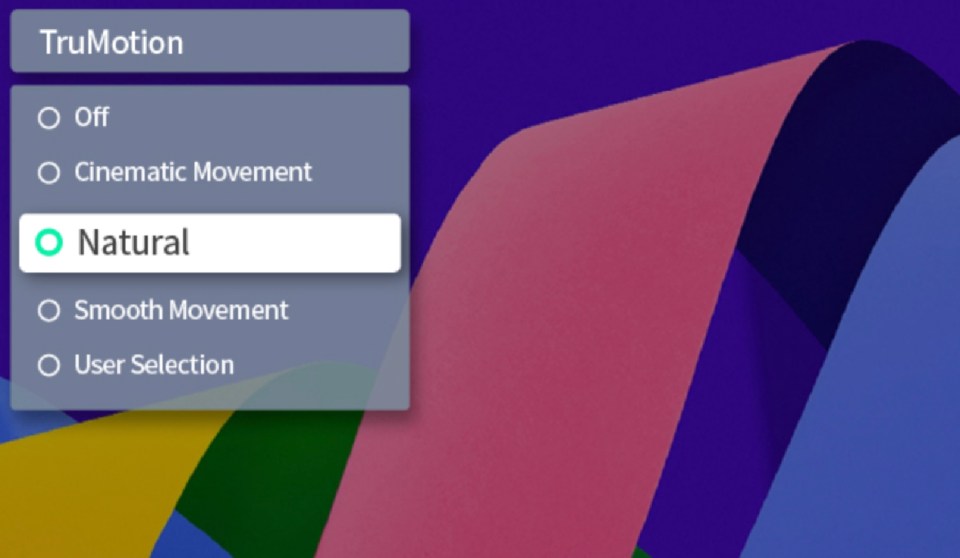 Your TV might have its own branding for Motion Smoothing – make sure it's off when you're watching movies
