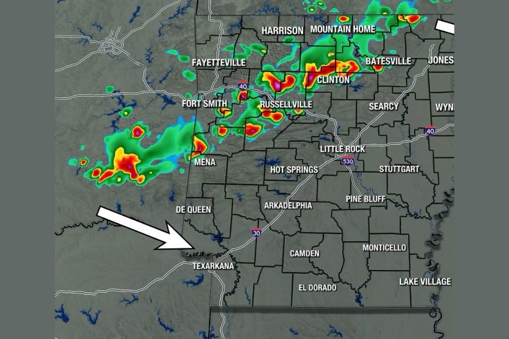 Friday Storms Could Turn Strong Across Northern Arkansas With Low Tornado Threat Near Harrison and Mountain Home During Afternoon and Evening